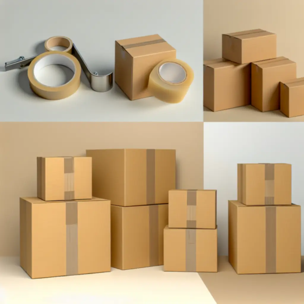 Gestapelde verzenddozen geschikt voor B2B-webshops