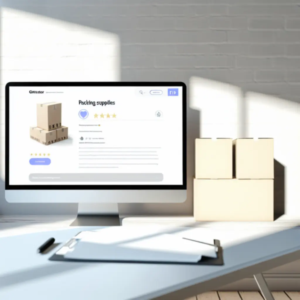 Zakelijke klant die online reviews en beoordelingsscores bekijkt op een laptop