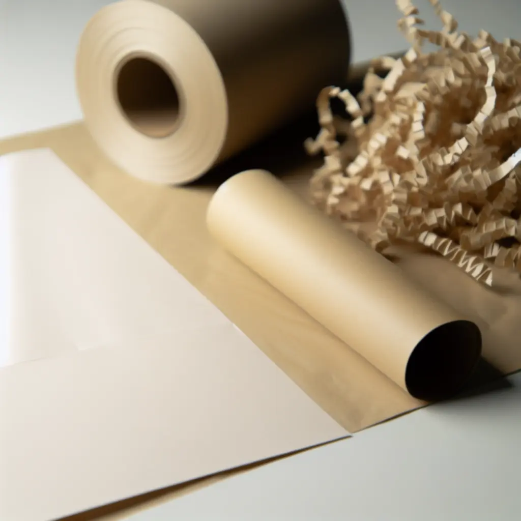 Kraftpapier en opvulmateriaal voor het beschermen van zendingen
