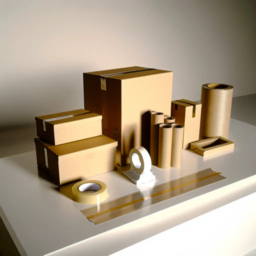 Selectie van populaire verpakkingsproducten overzichtelijk gepresenteerd in een B2B omgeving