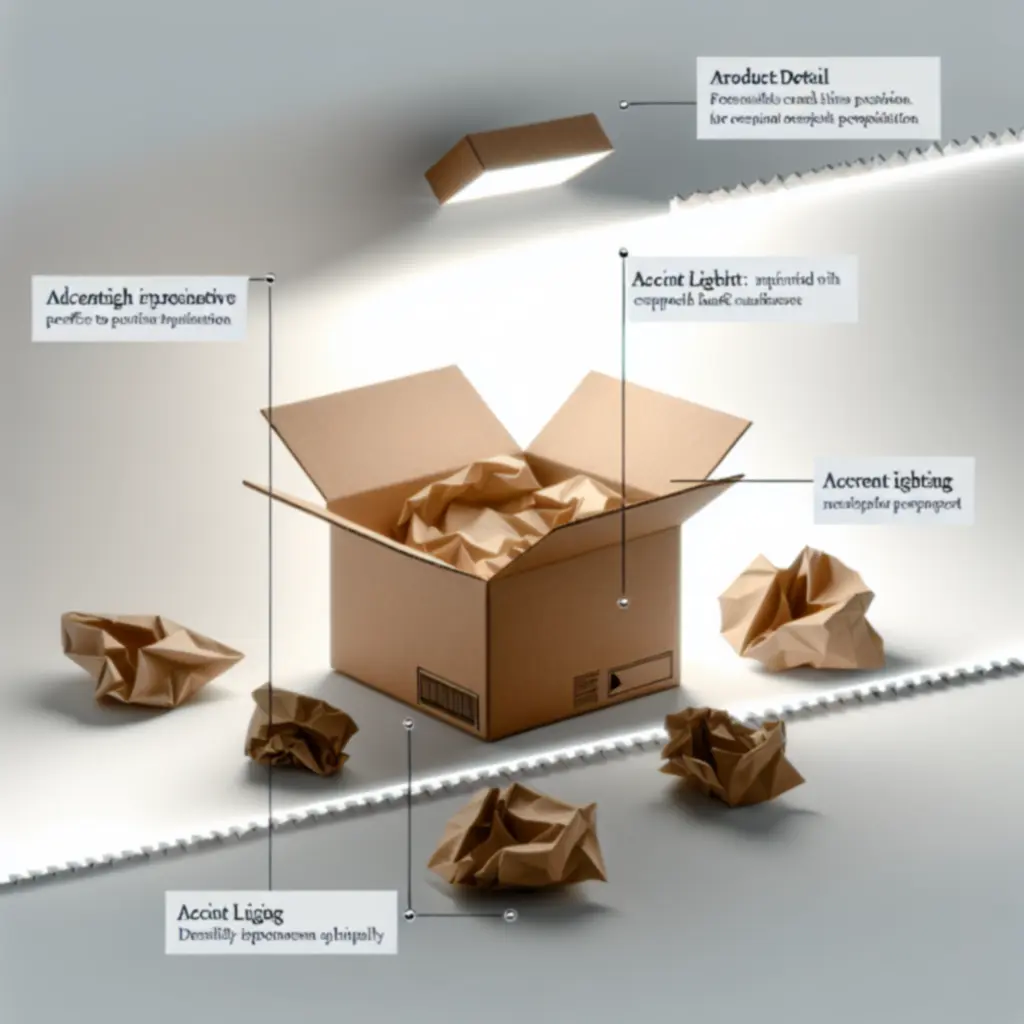 Close-up van een kartonnen doos met duidelijke productdetails